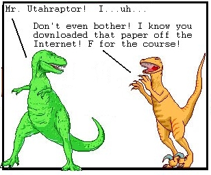 T-Rex bullied someone into making his homework!